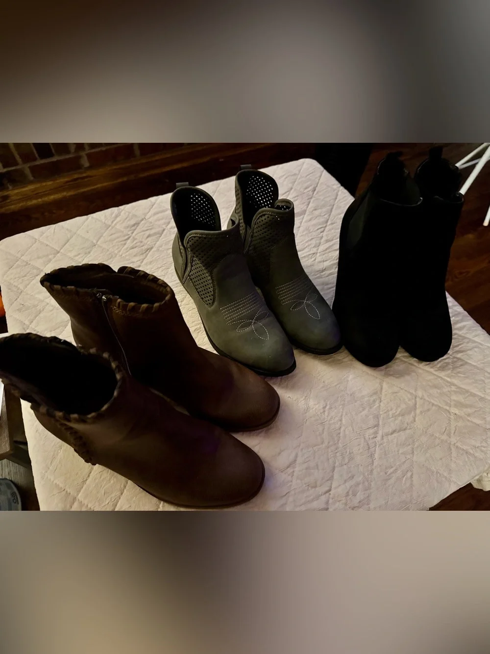 Set of 3 Women’s boots various styles